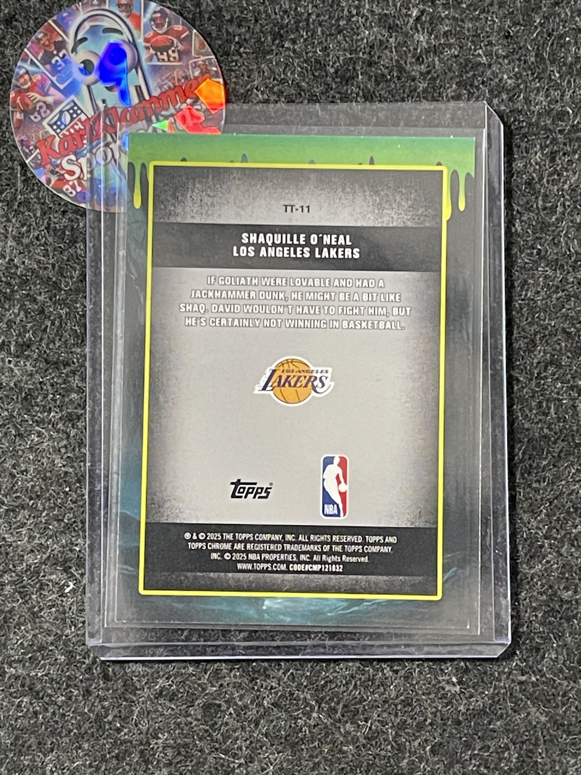 2025-26 Topps Chrome #TT-11 Shaquille O'Neal Tall Tales