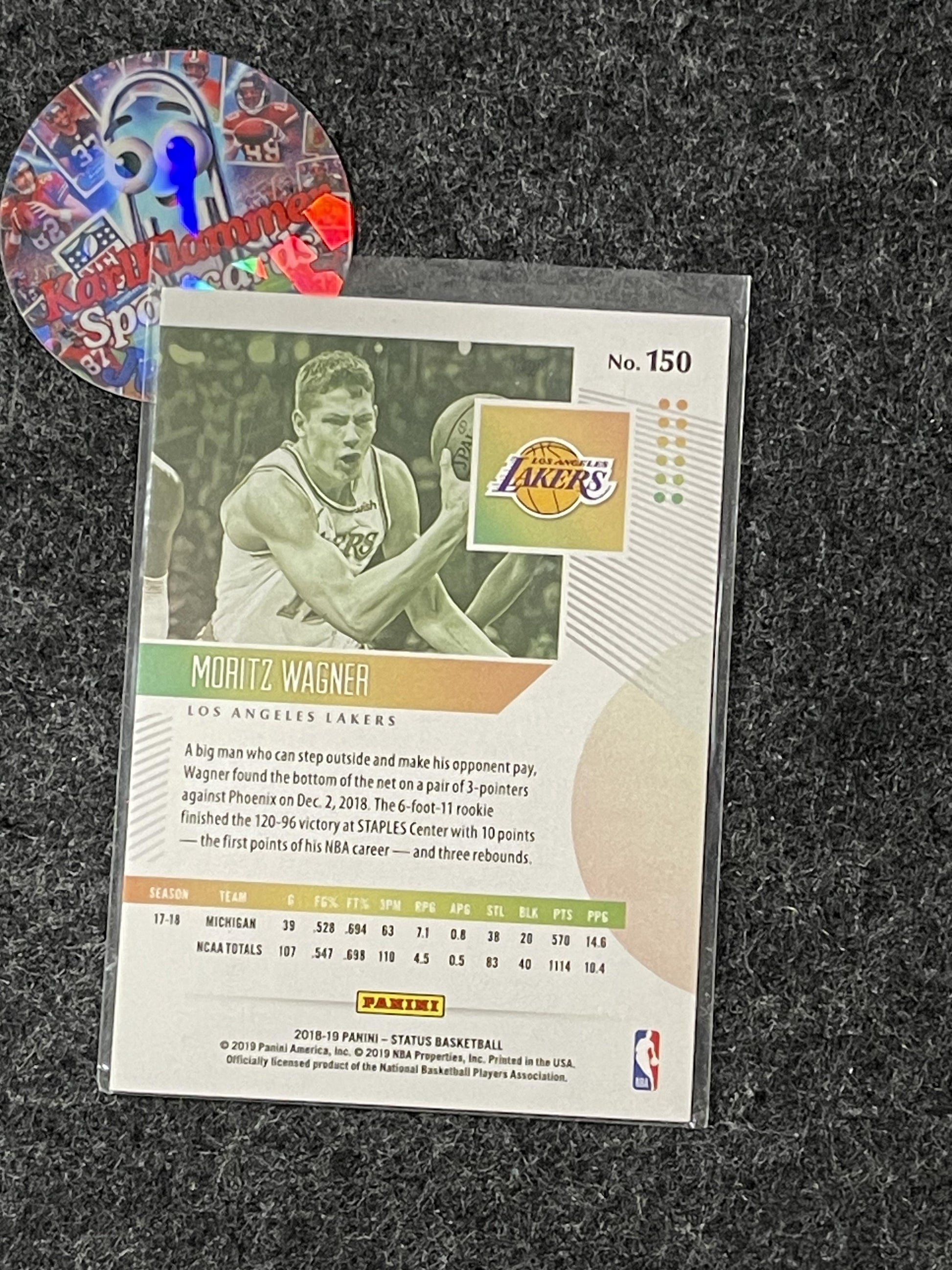 2018-19 Panini Status #150 Moritz Wagner Green