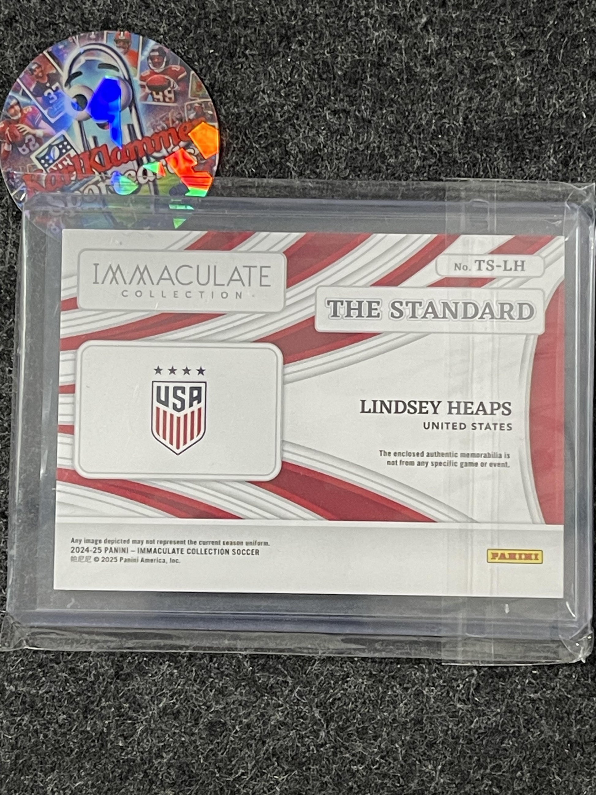 2024-25 Panini Immaculate Collection #TS-LH Lindsey Heaps The Standard Silver #/49