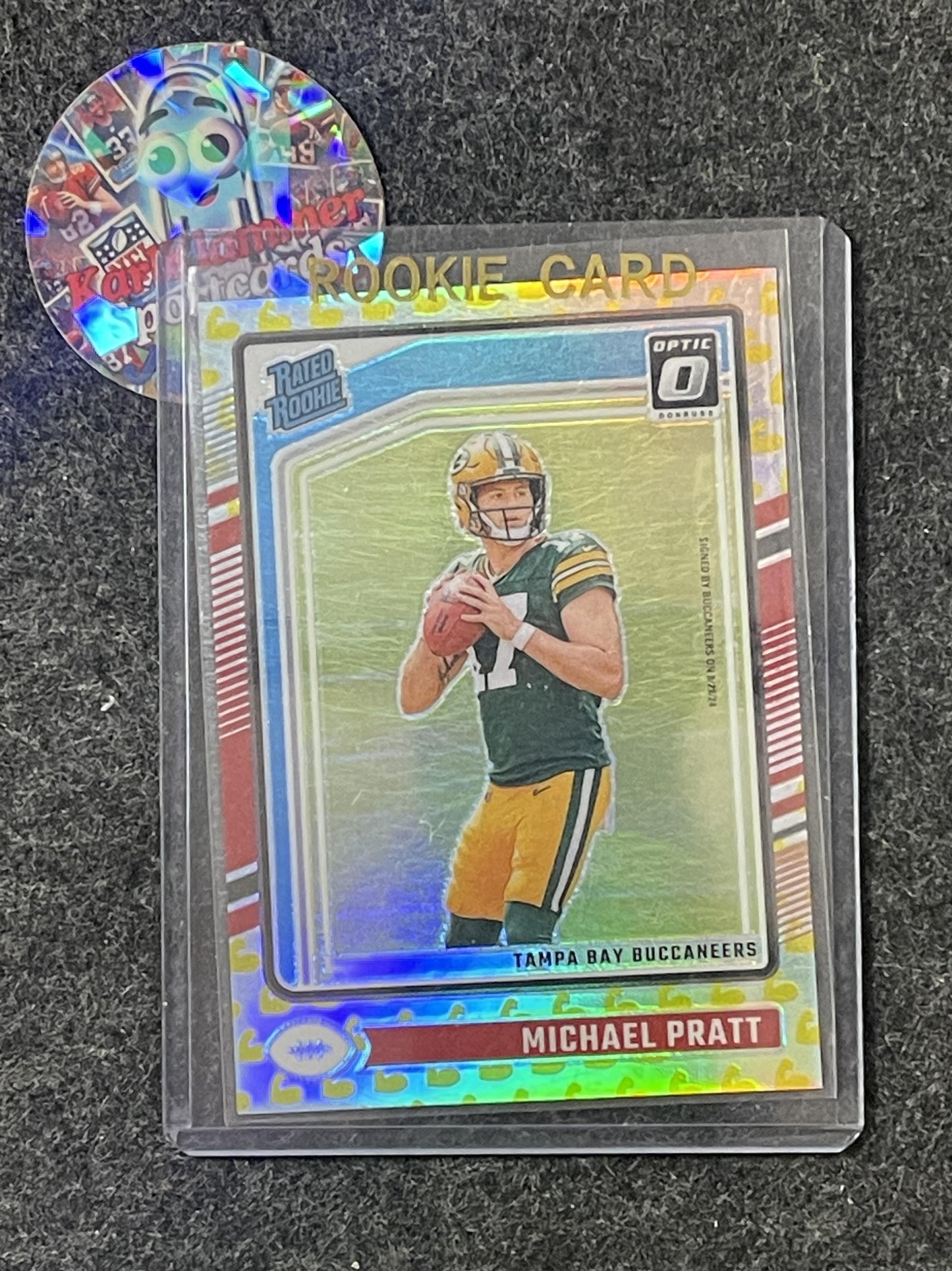 2024 Donruss Optic #280 Michael Pratt Flex #/149 Tampa Bay Buccaneers SN