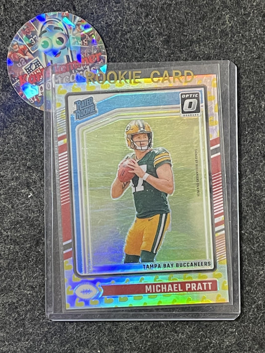 2024 Donruss Optic #280 Michael Pratt Flex #/149 Tampa Bay Buccaneers SN