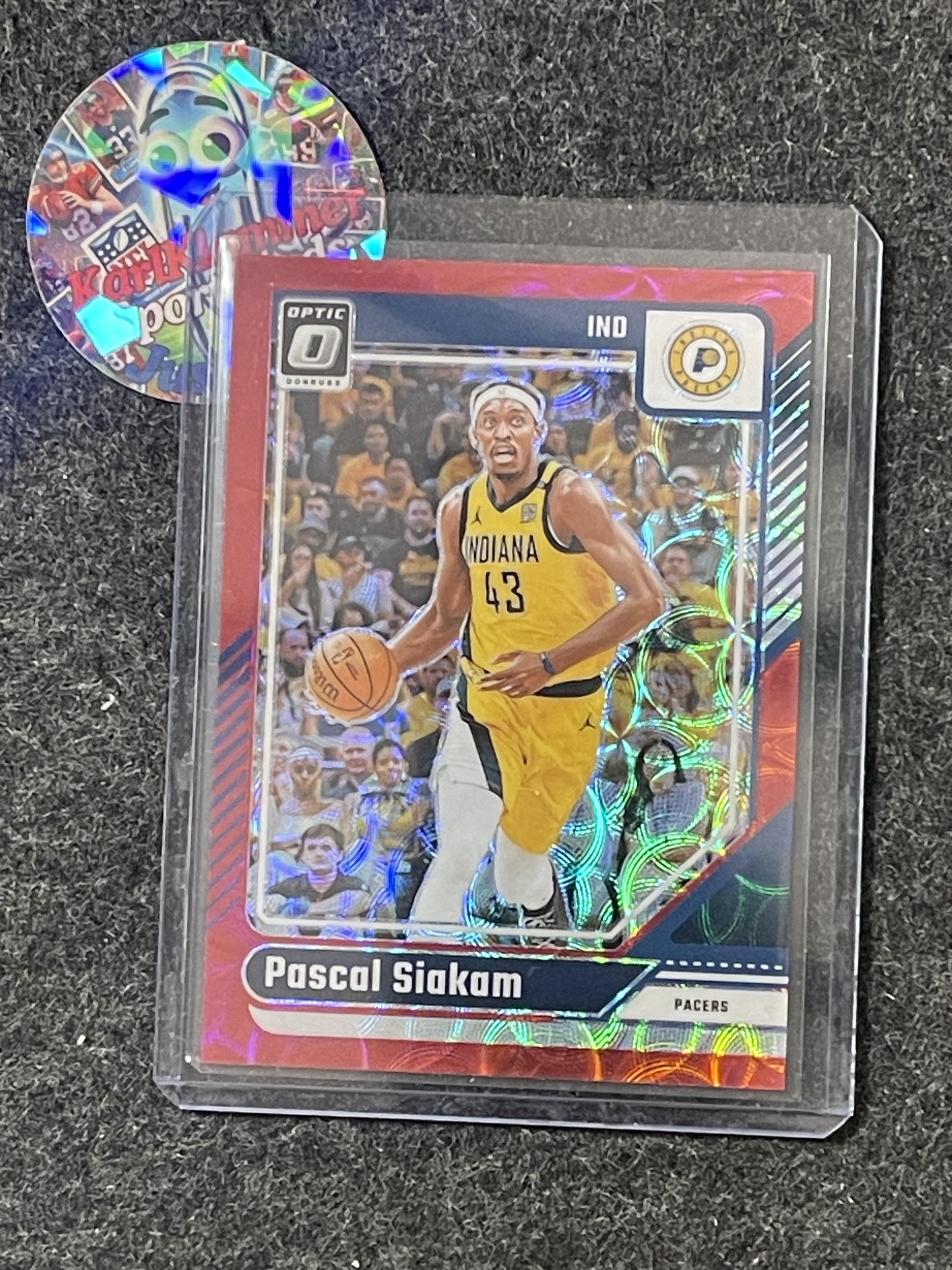 2024-25 Donruss Optic #187 Pascal Siakam Red International Indiana Pacers