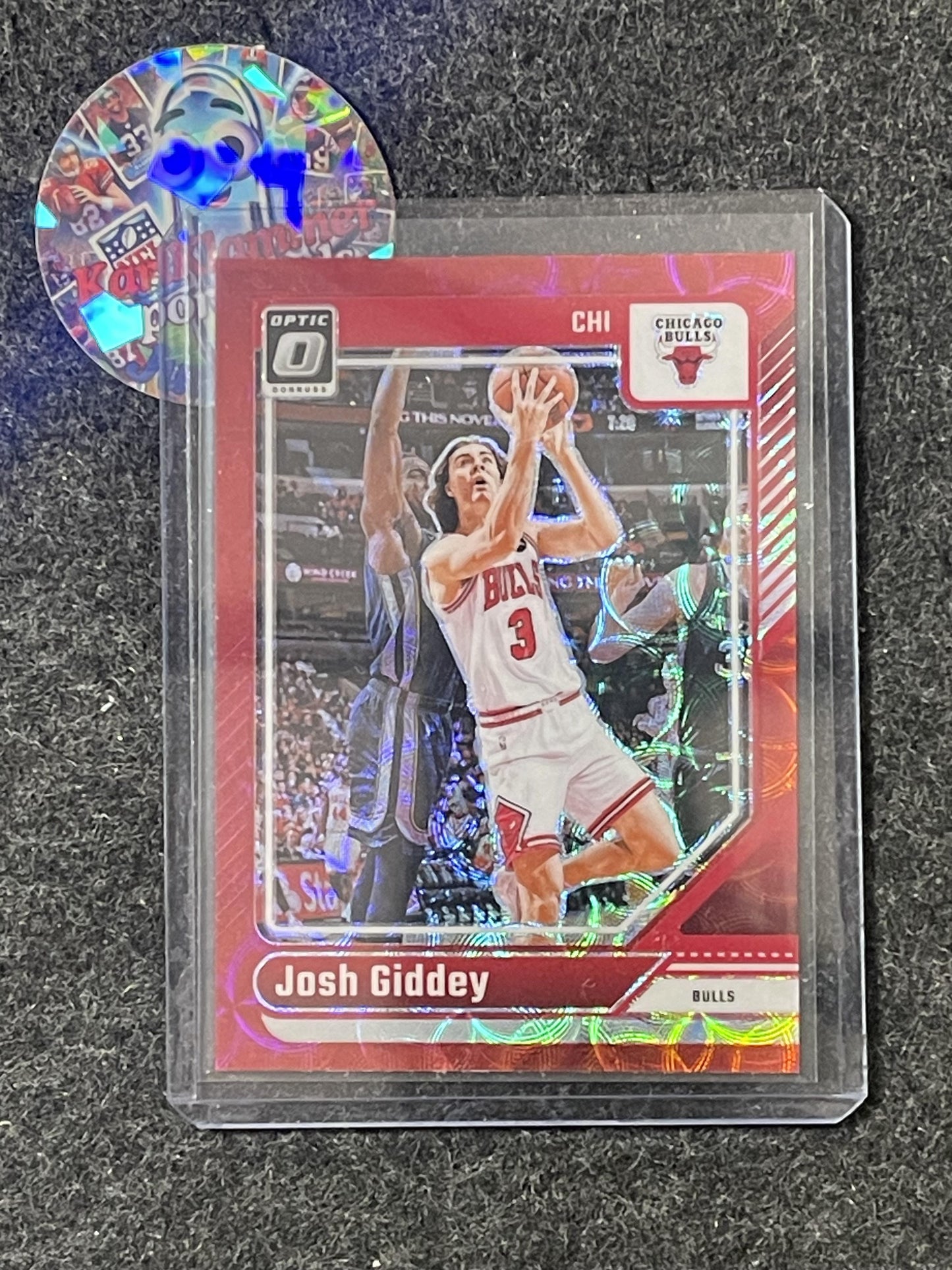 2024-25 Donruss Optic #120 Josh Giddey Red International Chicago Bulls