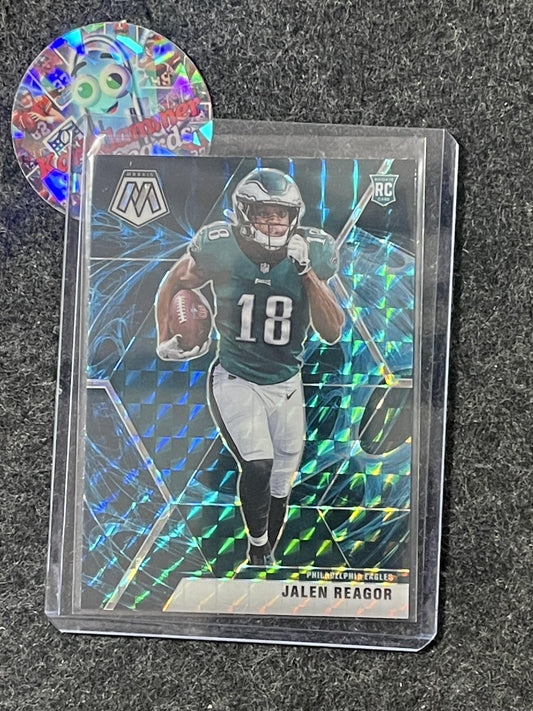 2020 Panini Mosaic #208 Jalen Reagor Prizm Genesis Philadelphia Eagles RC