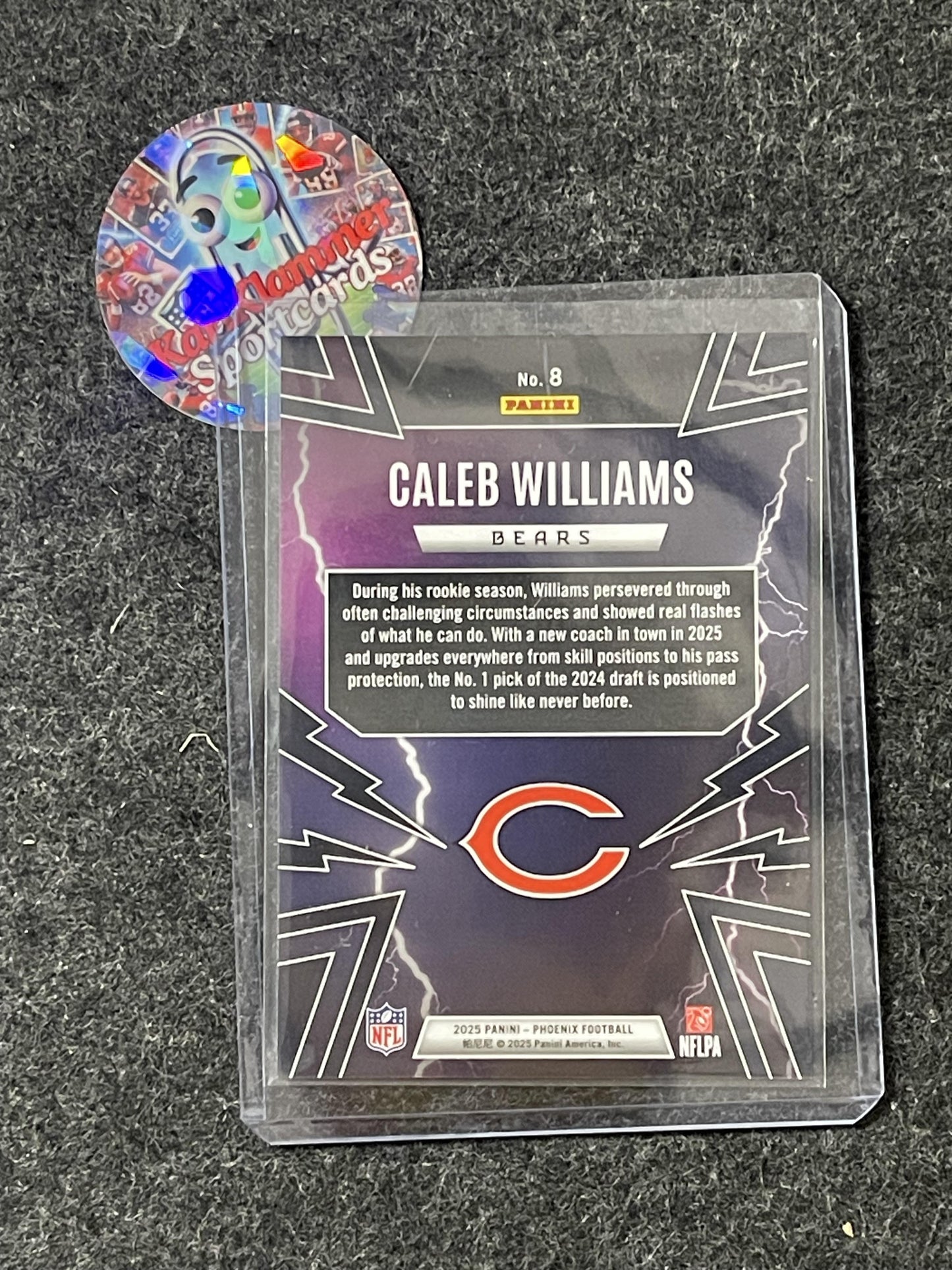 2025 Panini Phoenix #8 Caleb Williams Thunderbirds Chicago Bears