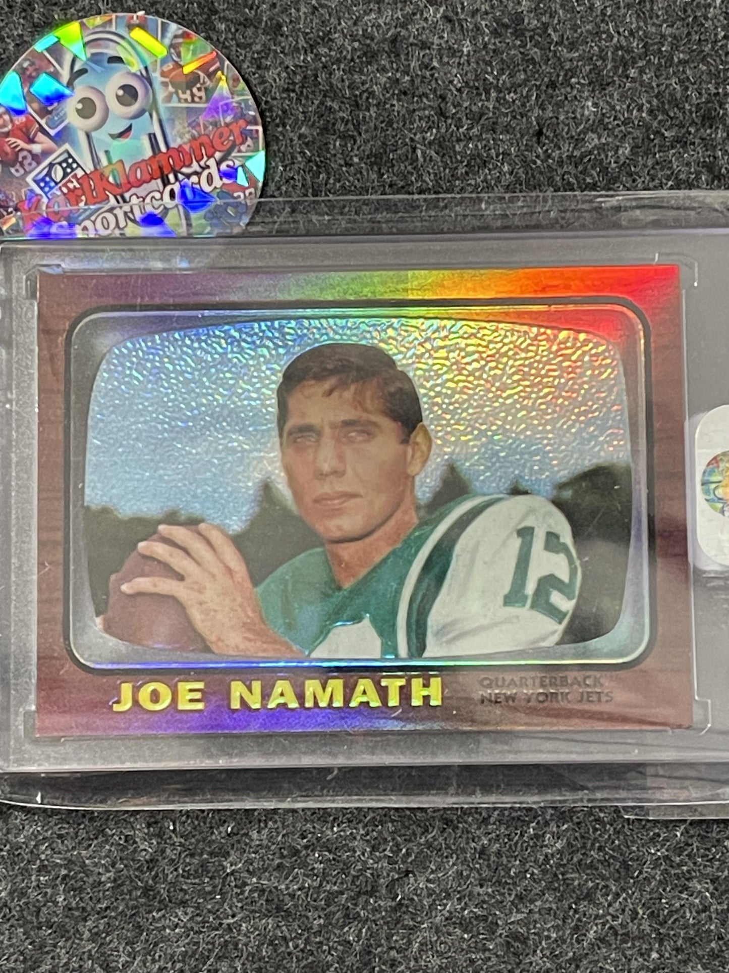 1996 Topps #96 Joe Namath Joe Namath Reprints New York Jets