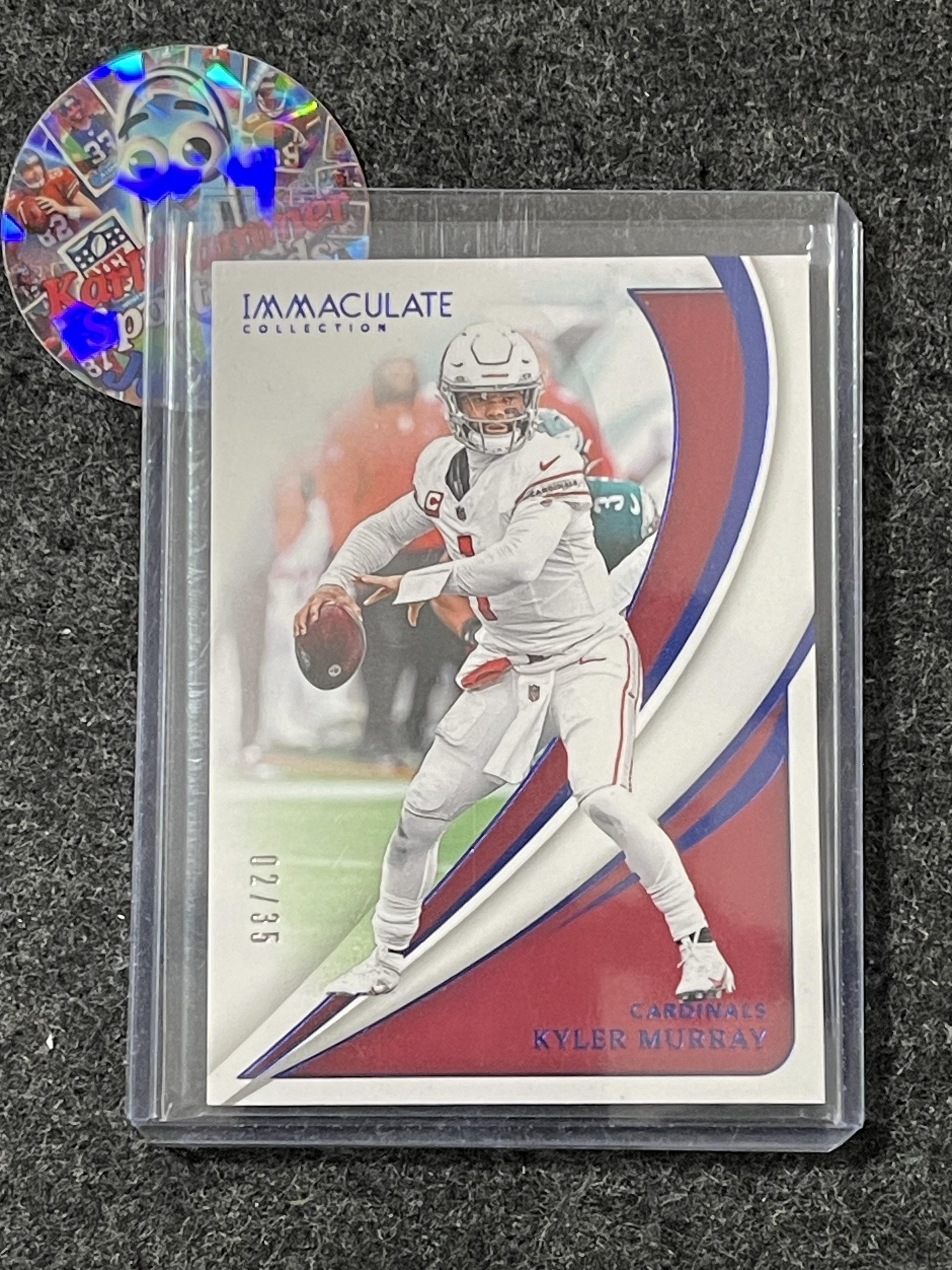 2024 Panini Immaculate Collection #31 Kyler Murray Blue #/35 Arizona Cardinals SN