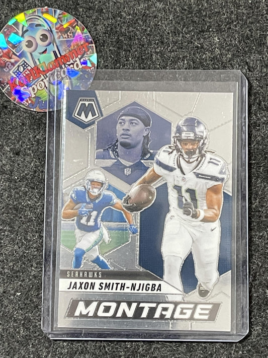 2025 Panini Mosaic #19 Jaxon Smith-Njigba Montage Seattle Seahawks