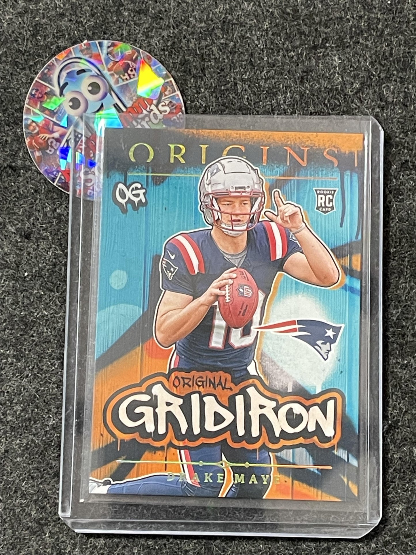 2024 Panini Origins #12 Drake Maye Original Gridiron New England Patriots
