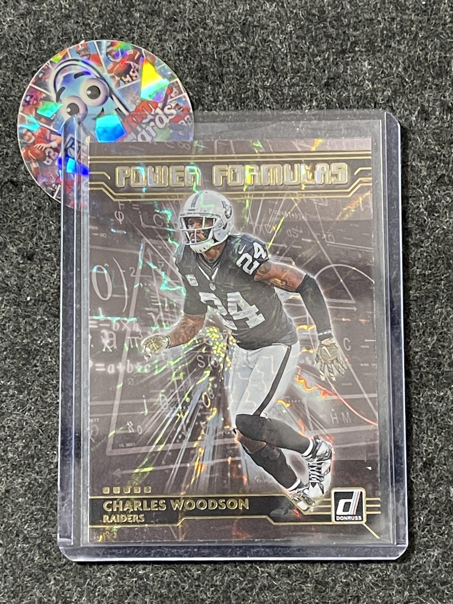 2020 Donruss #PF-CW Charles Woodson Power Formulas Oakland Raiders