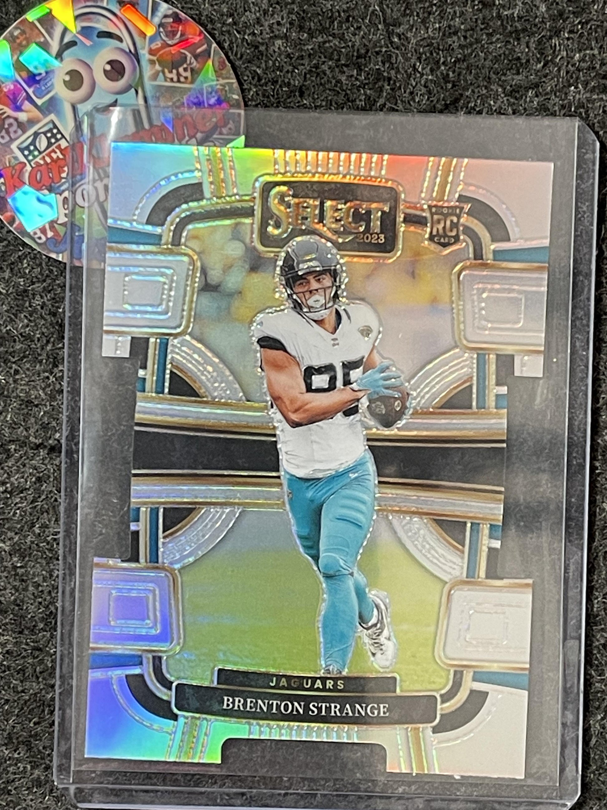 2023 Panini Select #45 Brenton Strange Silver Prizms Die Cuts Jacksonville Jaguars RC