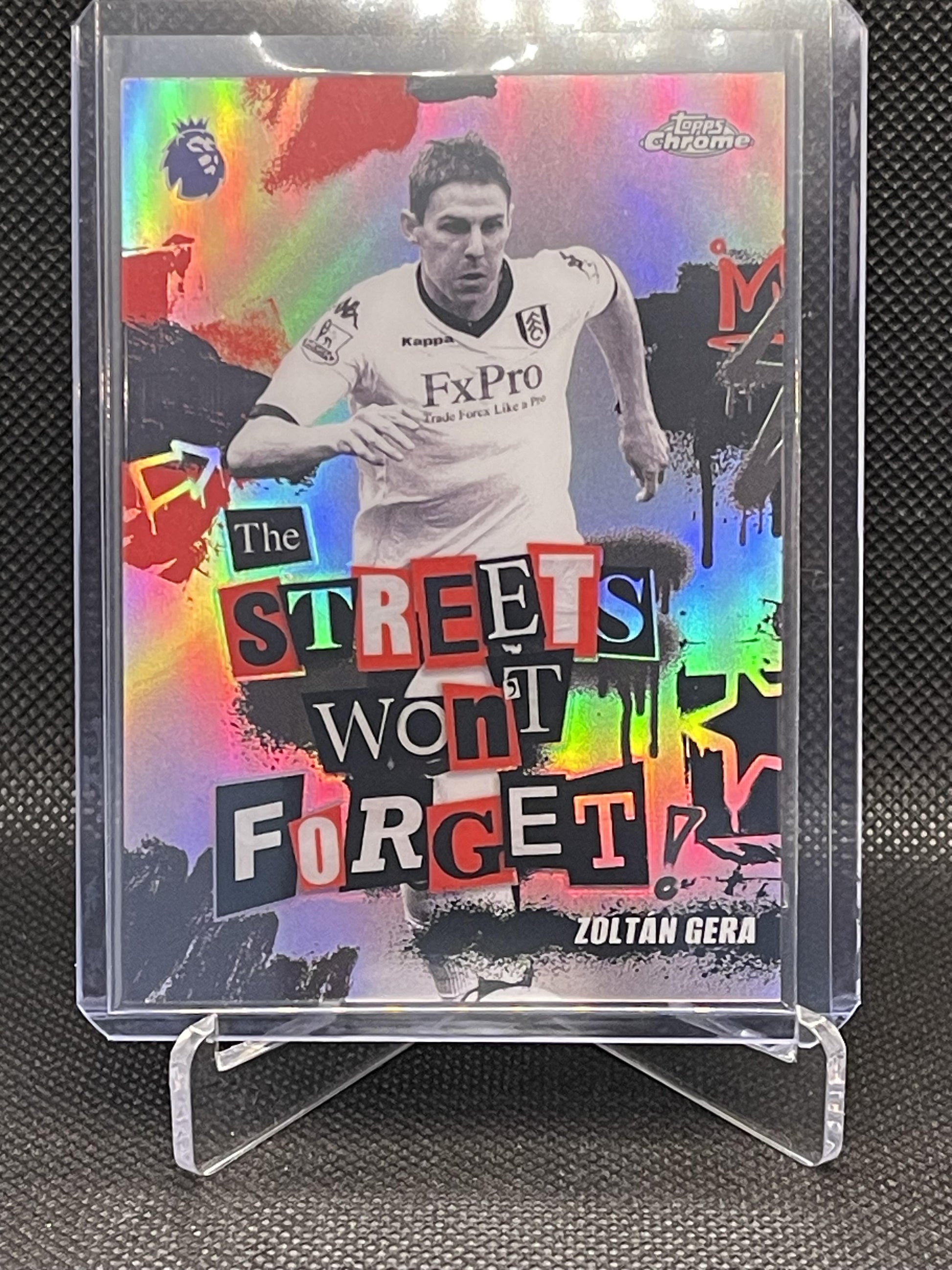 2026 Topps Chrome Premier League #SWF-14 Zoltán Gera The Streets Won't Forget Fulham