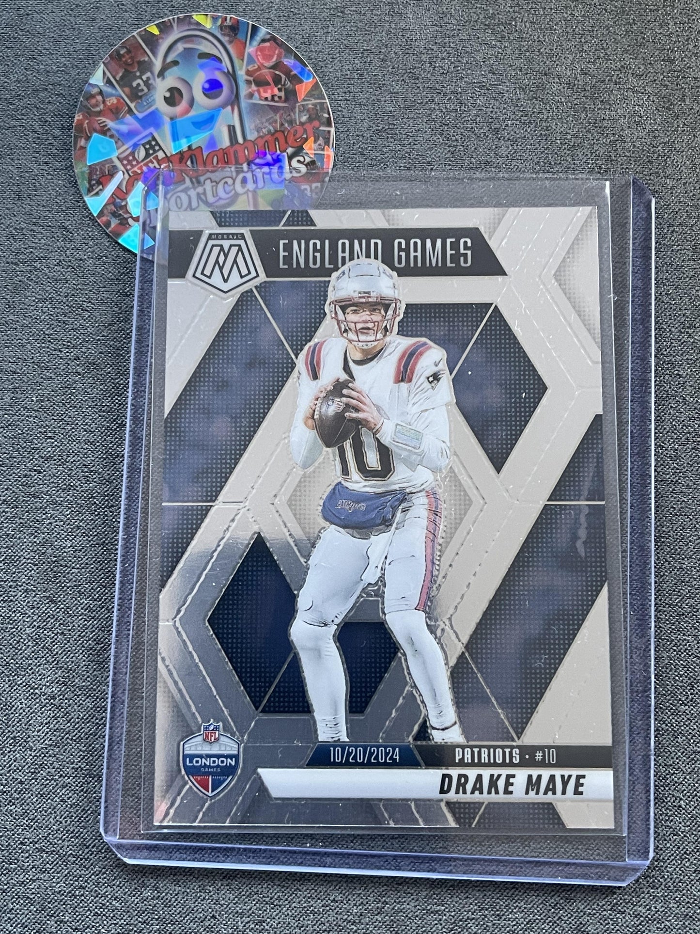 2025 Panini Mosaic #258 Drake Maye New England Patriots