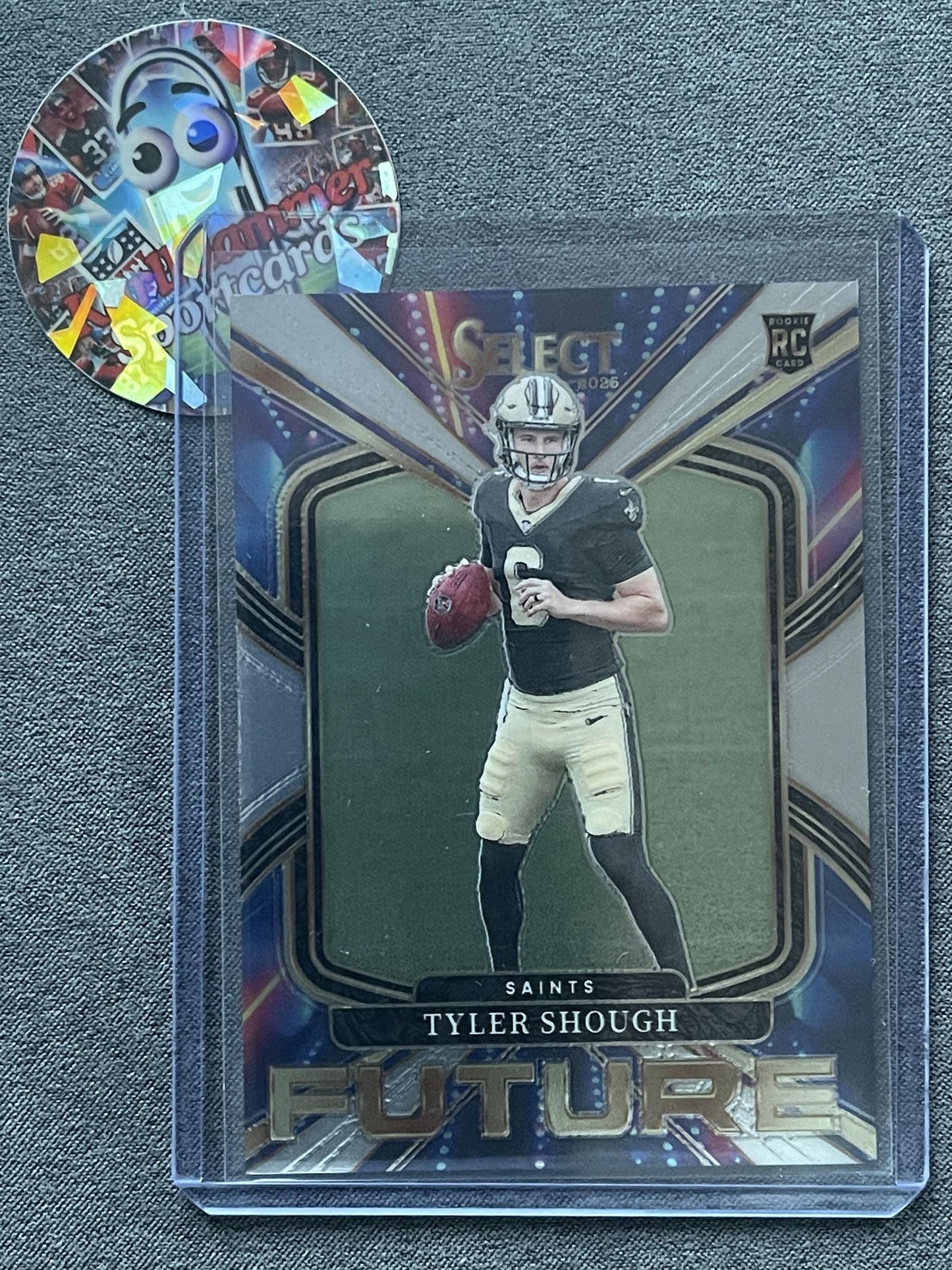 2025 Panini Select #17 Tyler Shough Future New Orleans Saints