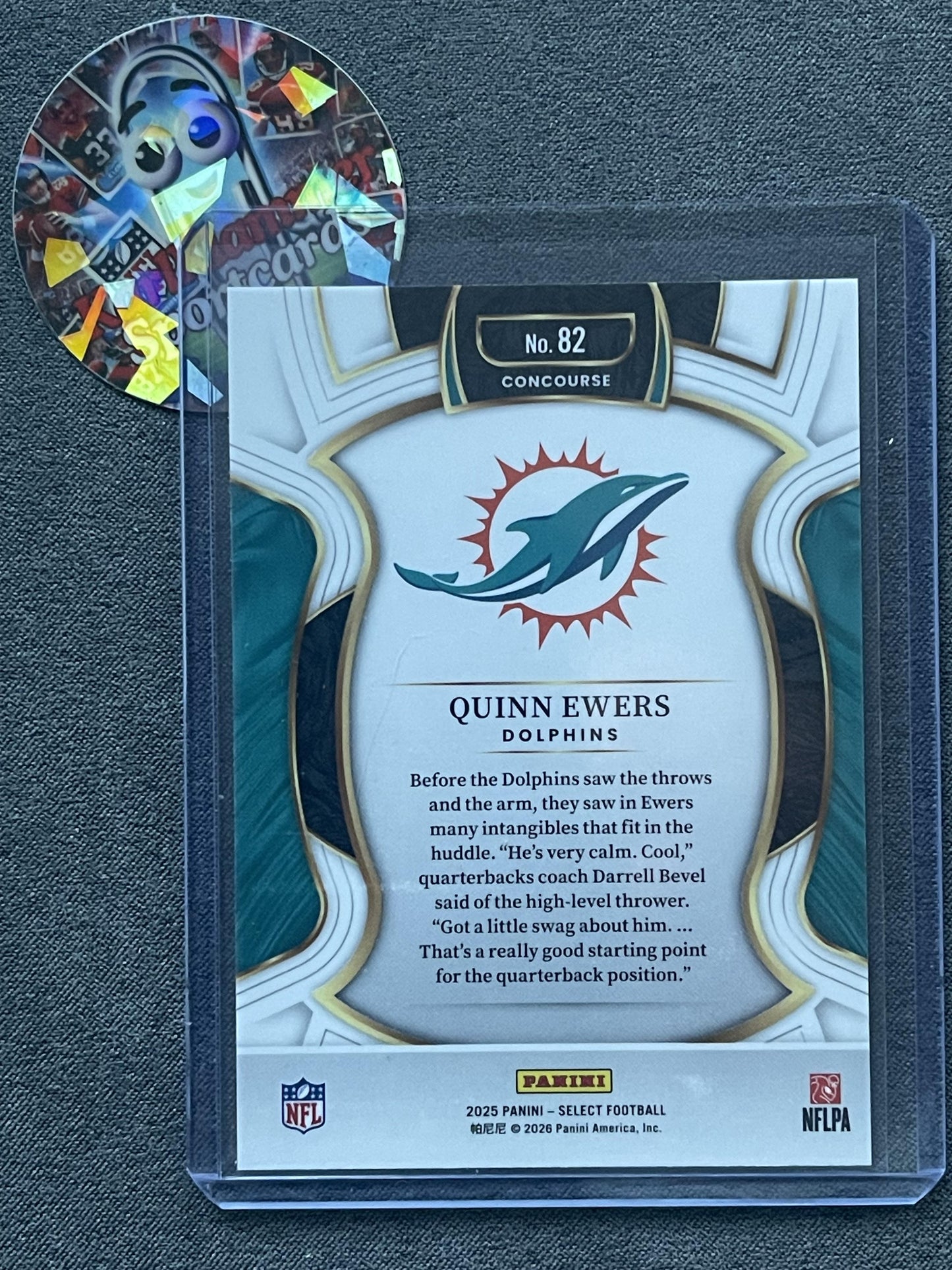 2025 Panini Select #82 Quinn Ewers Texas Longhorns