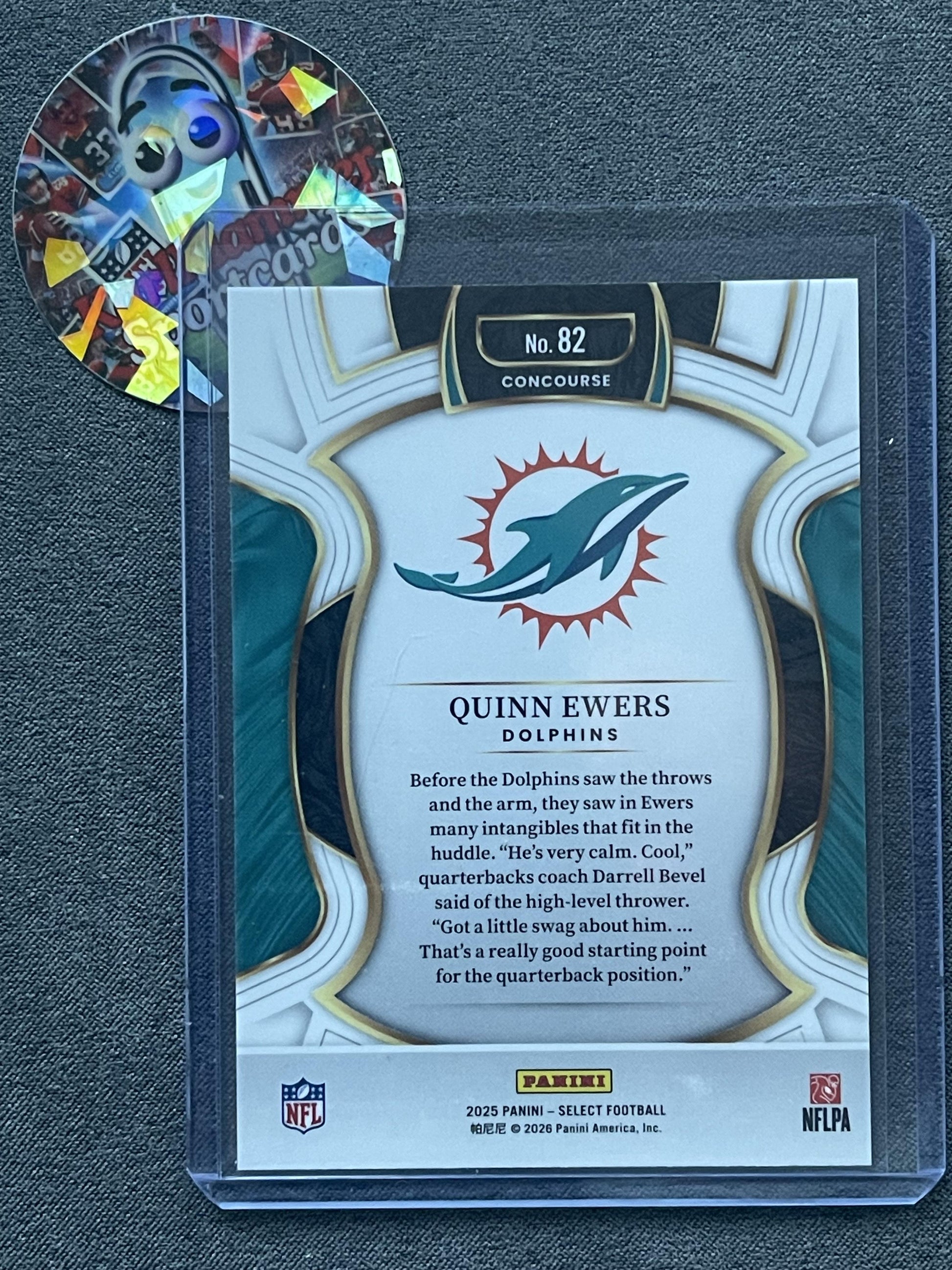 2025 Panini Select #82 Quinn Ewers Texas Longhorns