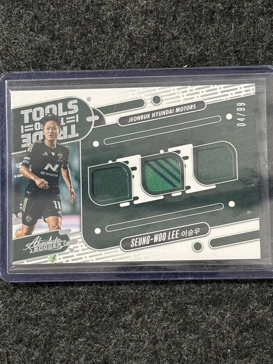 2025 Panini Absolute K League #TT-SWL Seung-Woo Lee Tools of the Trade /99 Suwon FC