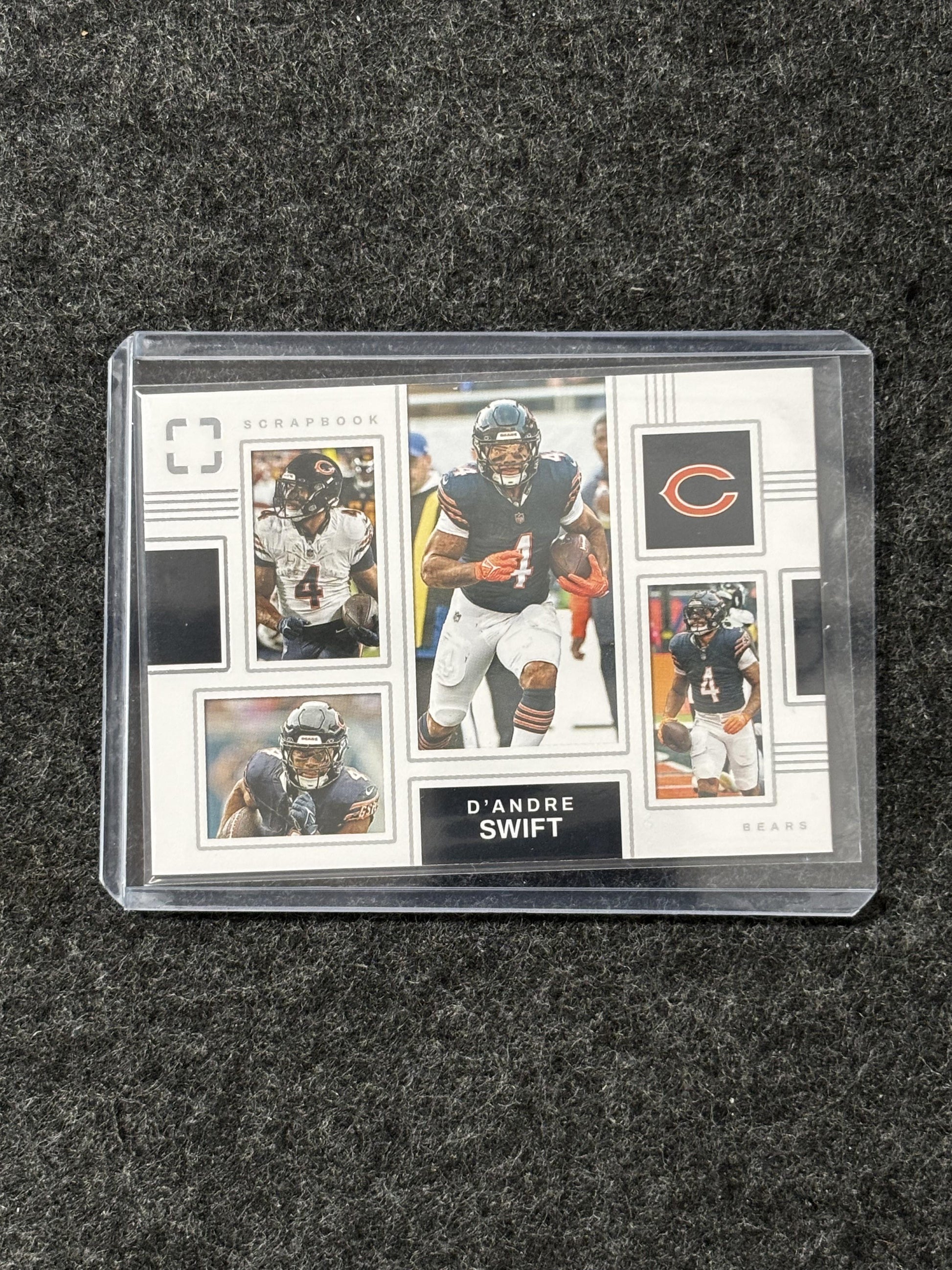 2025 Panini Photogenic #24 D'Andre Swift Scrapbook Chicago Bears