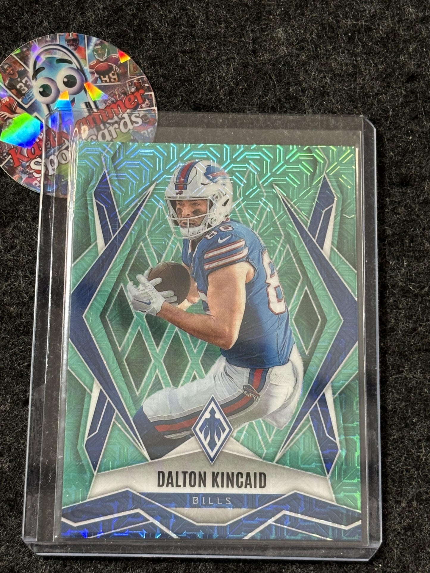 2025 Panini Phoenix #122 Dalton Kincaid Teal Mojo Prizm #/50 Buffalo Bills SN