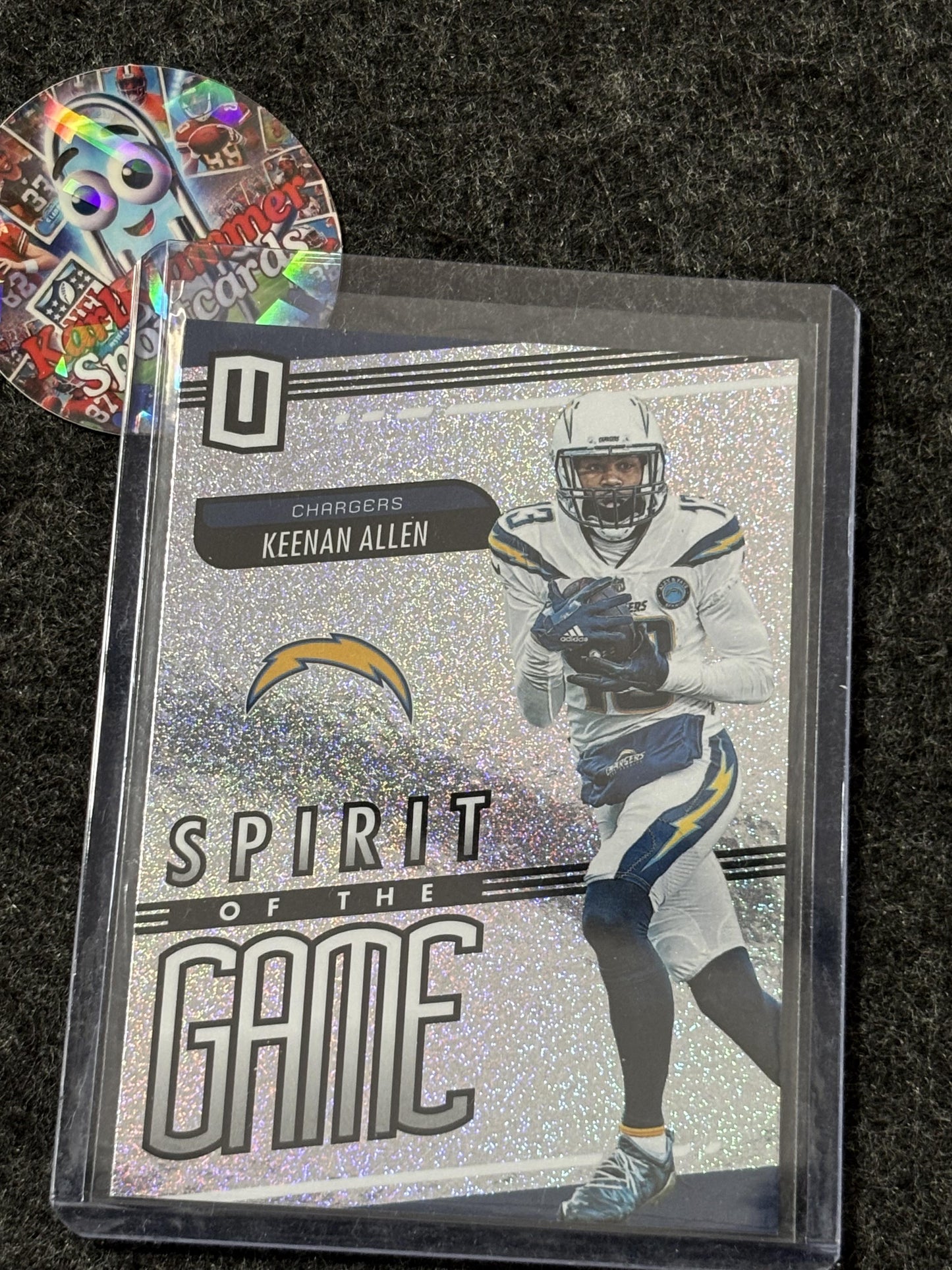 2019 Panini Unparalleled #SG-KA Keenan Allen Spirit of the Game Los Angeles Chargers