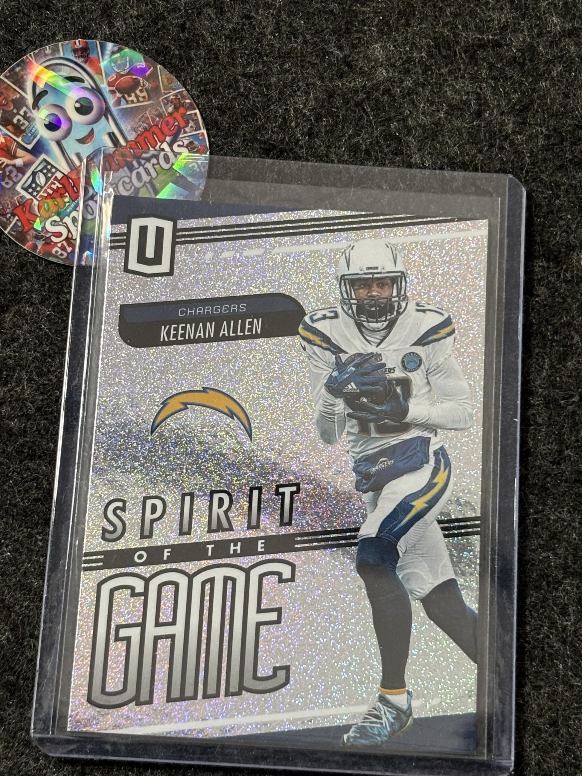 2019 Panini Unparalleled #SG-KA Keenan Allen Spirit of the Game Los Angeles Chargers