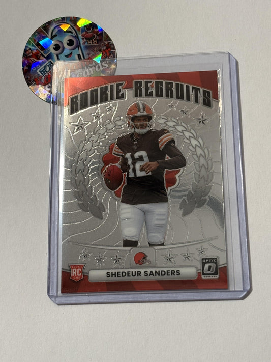 2025 Donruss Optic #20 Shedeur Sanders Rookie Recruits Cleveland Browns