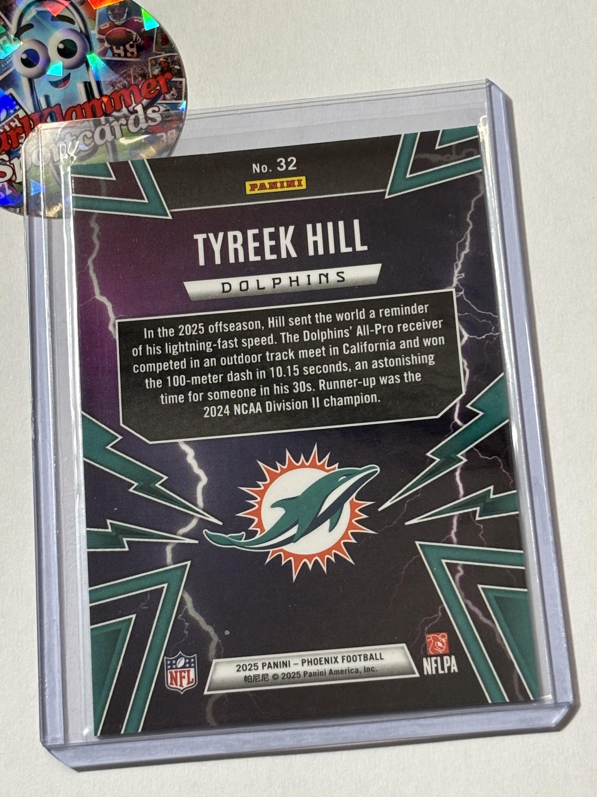 2025 Panini Phoenix #32 Tyreek Hill Thunderbirds Miami Dolphins