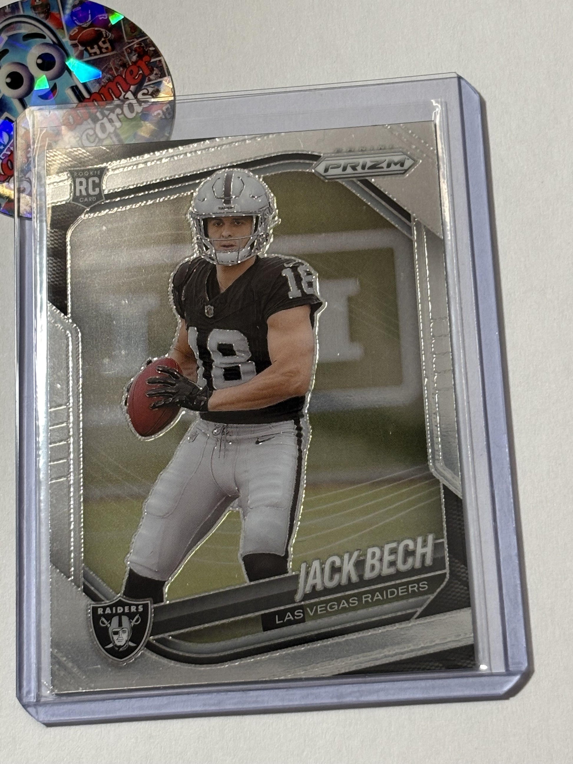 2025 Panini Prizm #346 Jack Bech Las Vegas Raiders RC