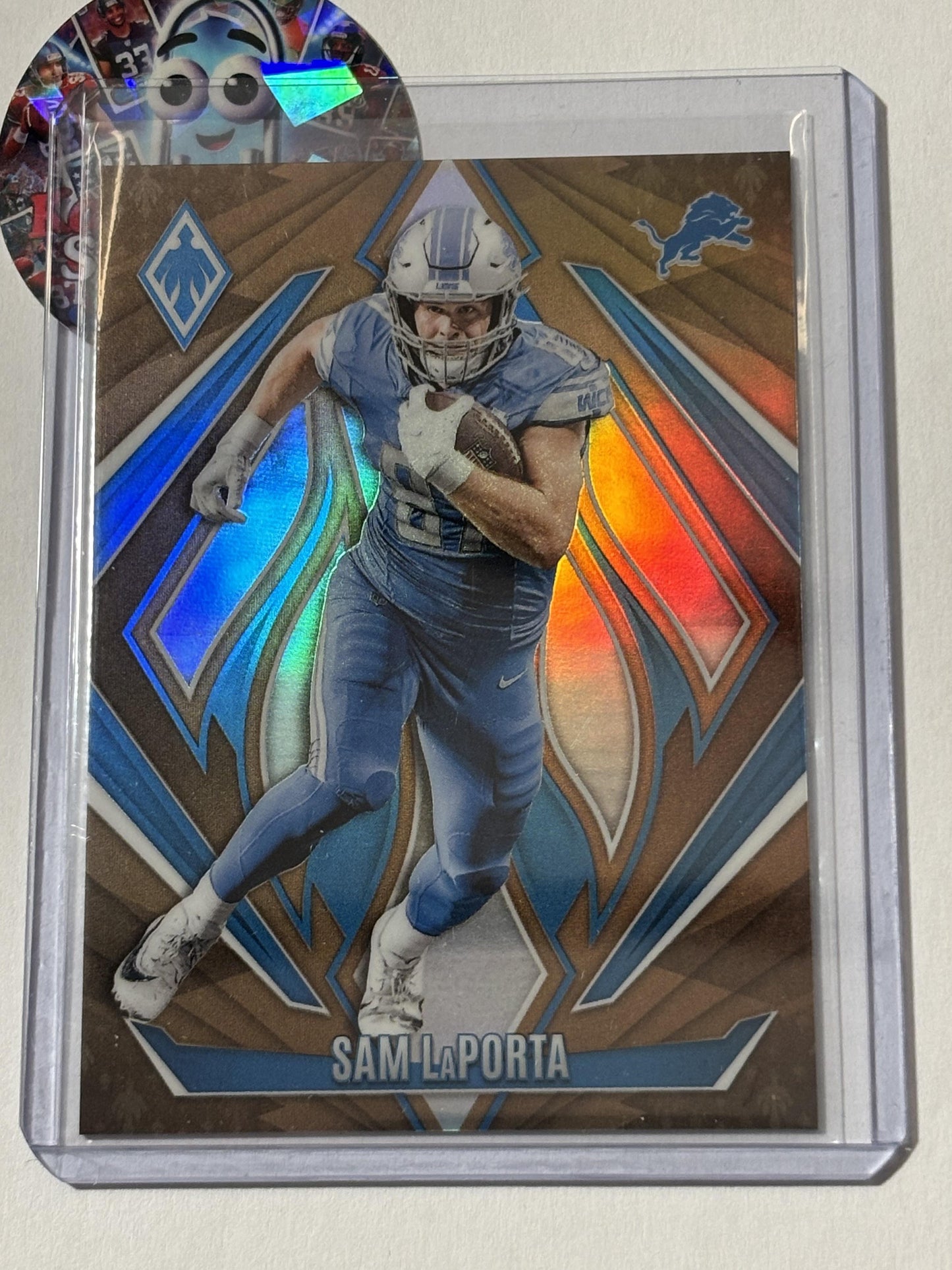 2024 Panini Phoenix #127 Sam LaPorta Bronze #/75 Detroit Lions SN