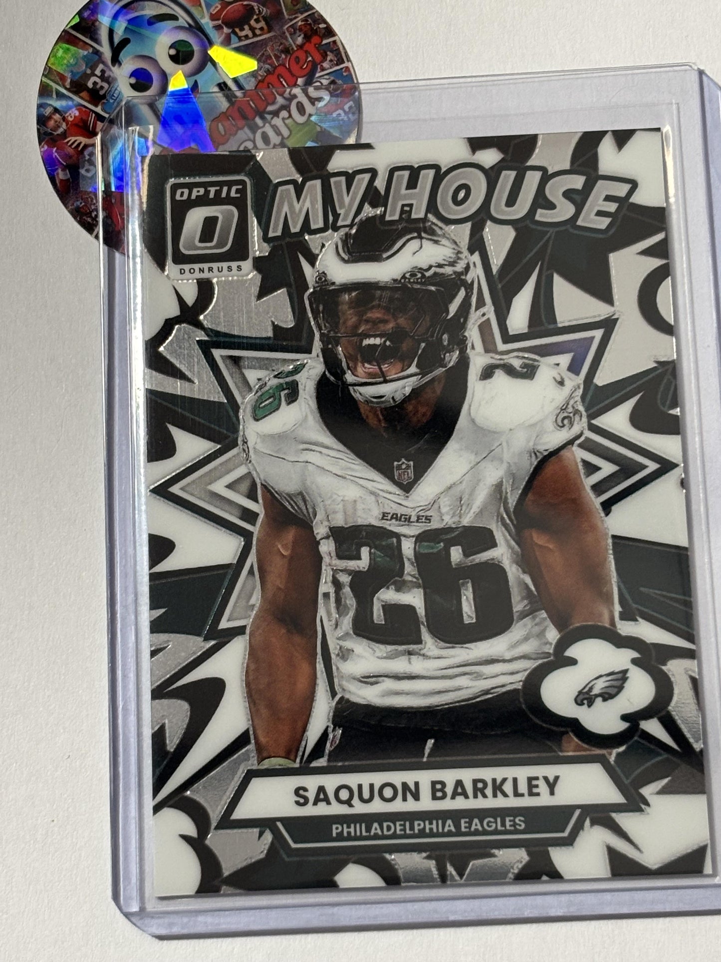2025 Donruss Optic #7 Saquon Barkley My House Philadelphia Eagles