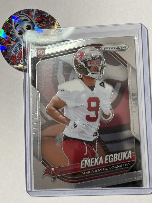 2025 Panini Prizm #351 Emeka Egbuka Tampa Bay Buccaneers RC