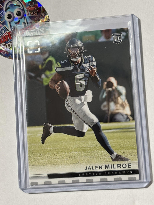 2025 Photogenic #141 Jalen Milroe Seattle Seahawks RC