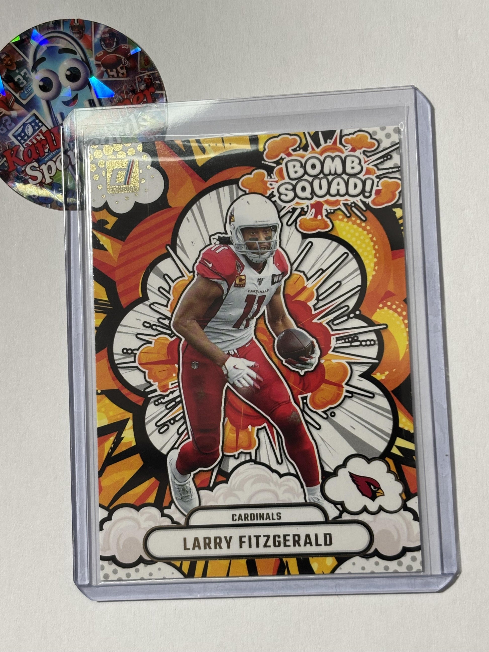 2025 Donruss #BS-LFD Larry Fitzgerald Bomb Squad Arizona Cardinals