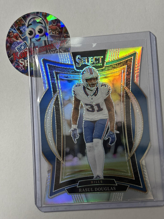 2024 Panini Select #89 Rasul Douglas Silver Prizm Die Cut Buffalo Bills