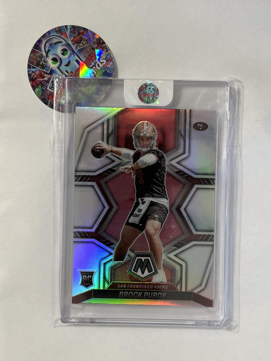 2022 Panini Mosaic #367 Brock Purdy Silver San Francisco 49ers RC