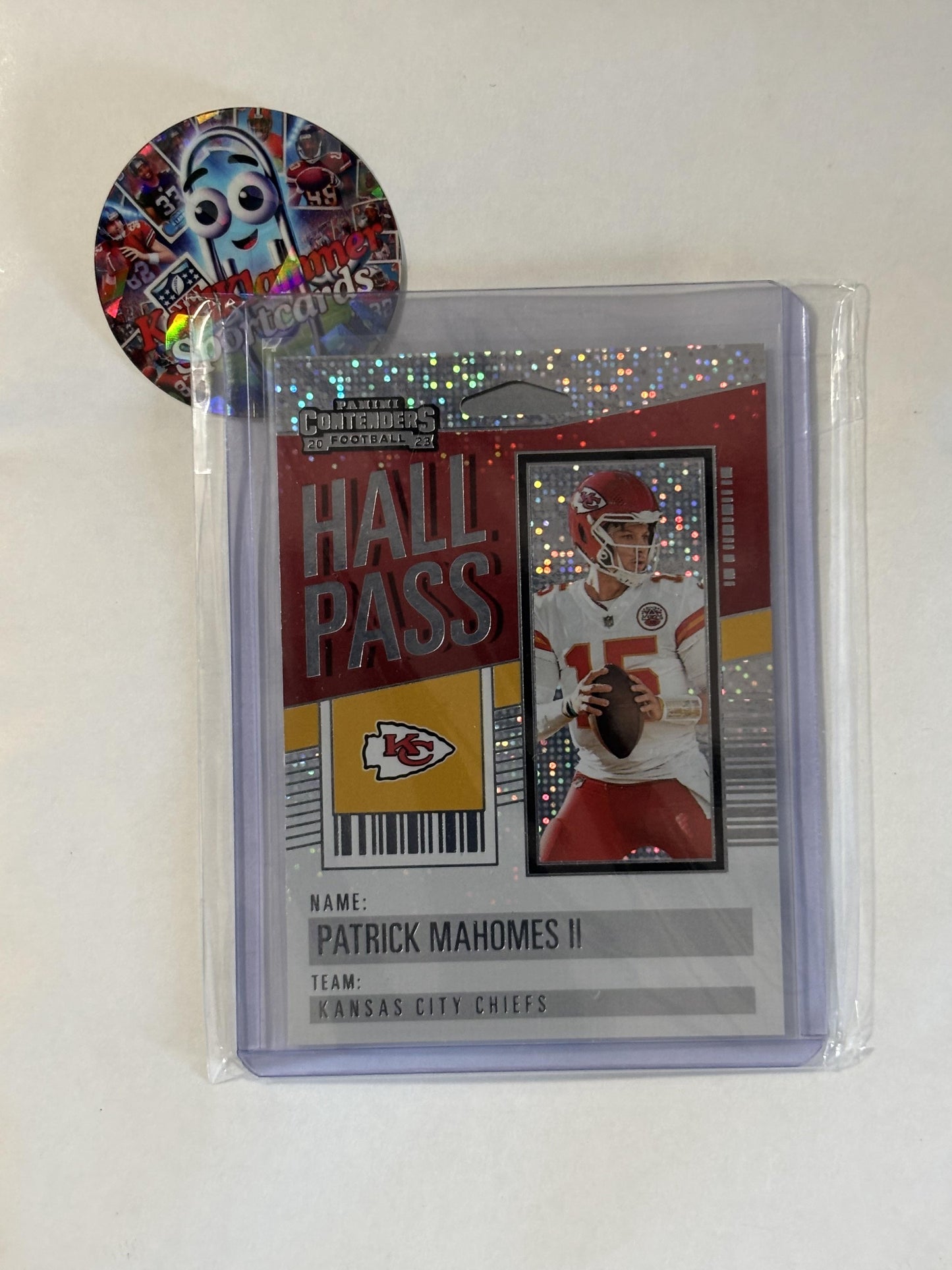 2023 Panini Contenders #18 Patrick Mahomes II Hall Pass Kansas City Chiefs