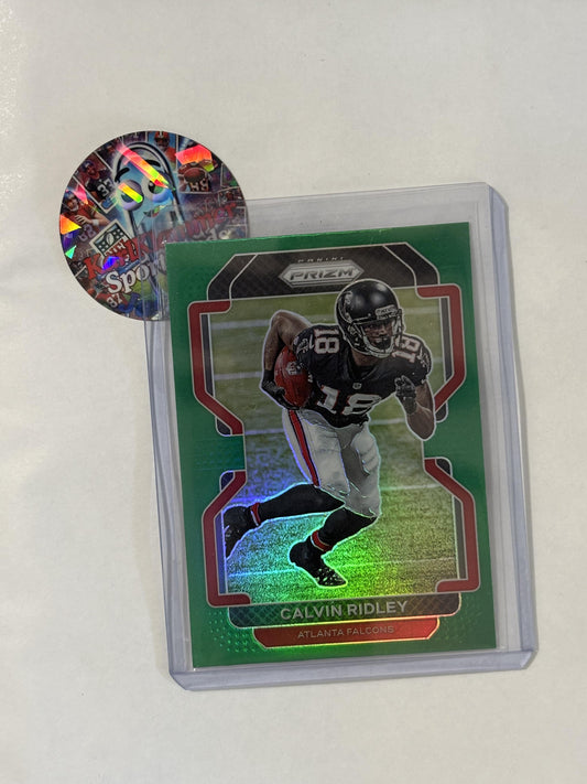 2021 Panini Prizm #322 Calvin Ridley Green Atlanta Falcons