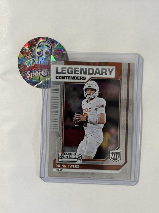 2025 Panini NIL Texas Longhorns #49 Quinn Ewers Texas Longhorns