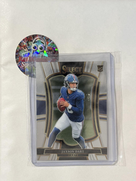 2025 Panini Select #193 Jaxson Dart New York Giants
