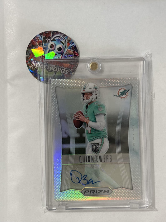 2025 Panini Prizm #rsi-qes Quinn Ewers #'d149 Miami Dolphins SN