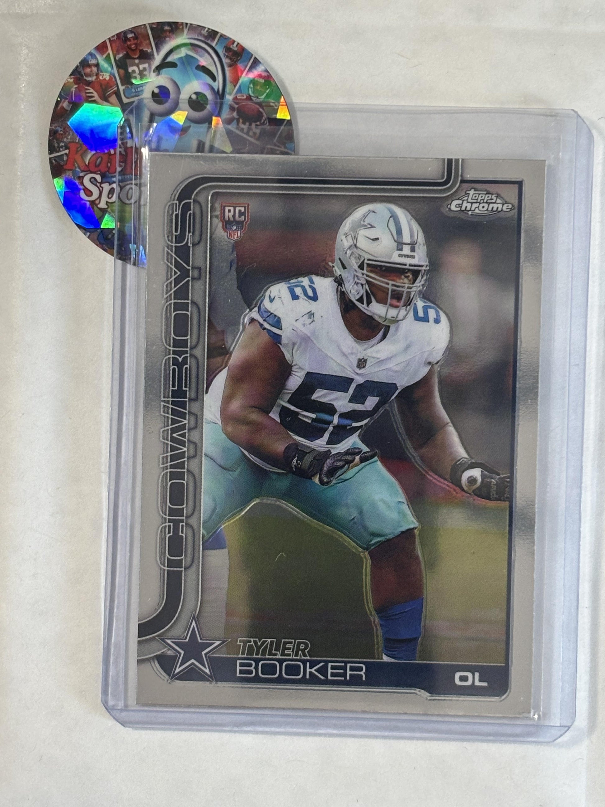 2025 Topps Chrome #381 Tyler Booker Dallas Cowboys RC