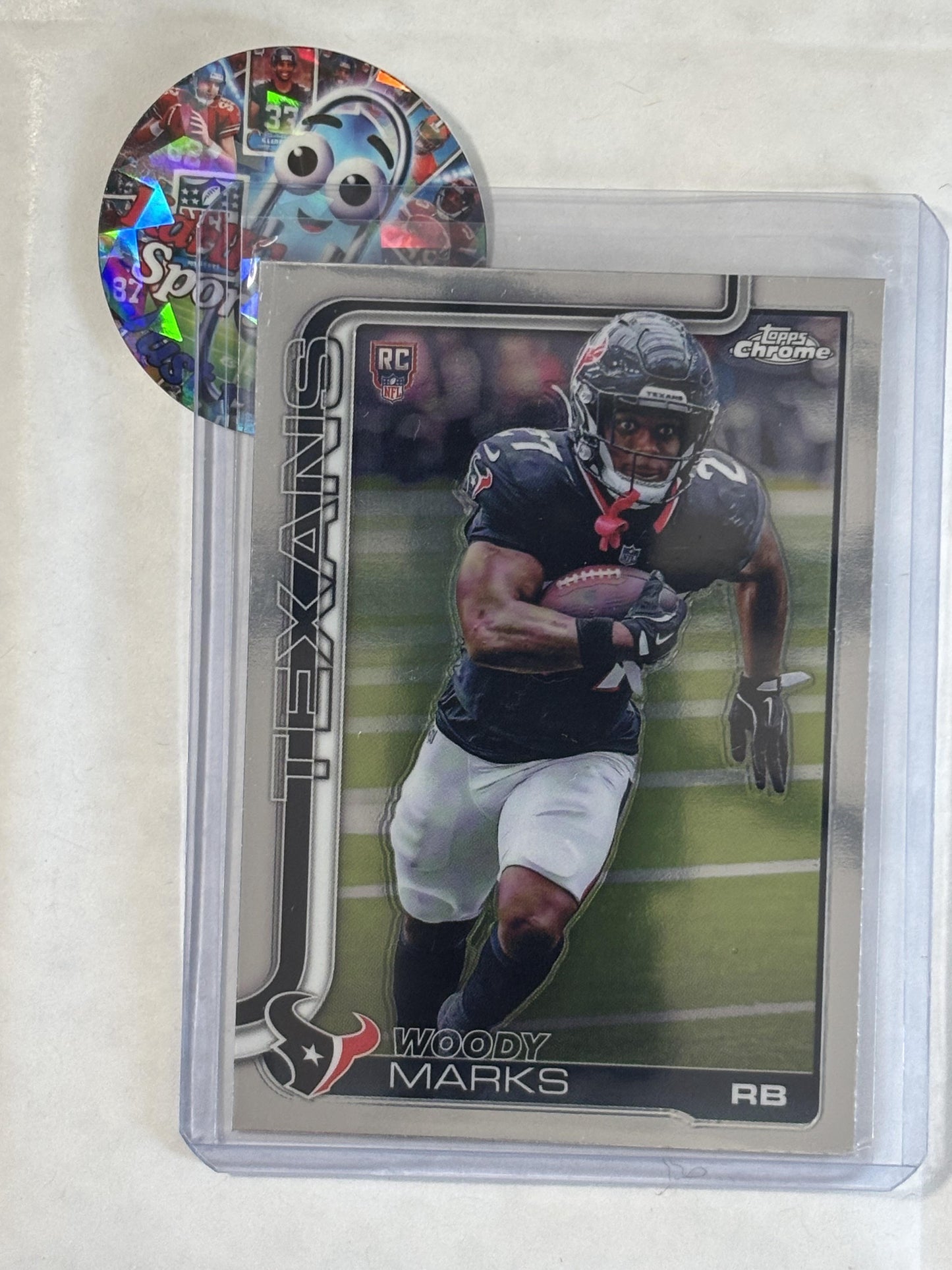 2025 Topps Chrome #372 Woody Marks Houston Texans RC
