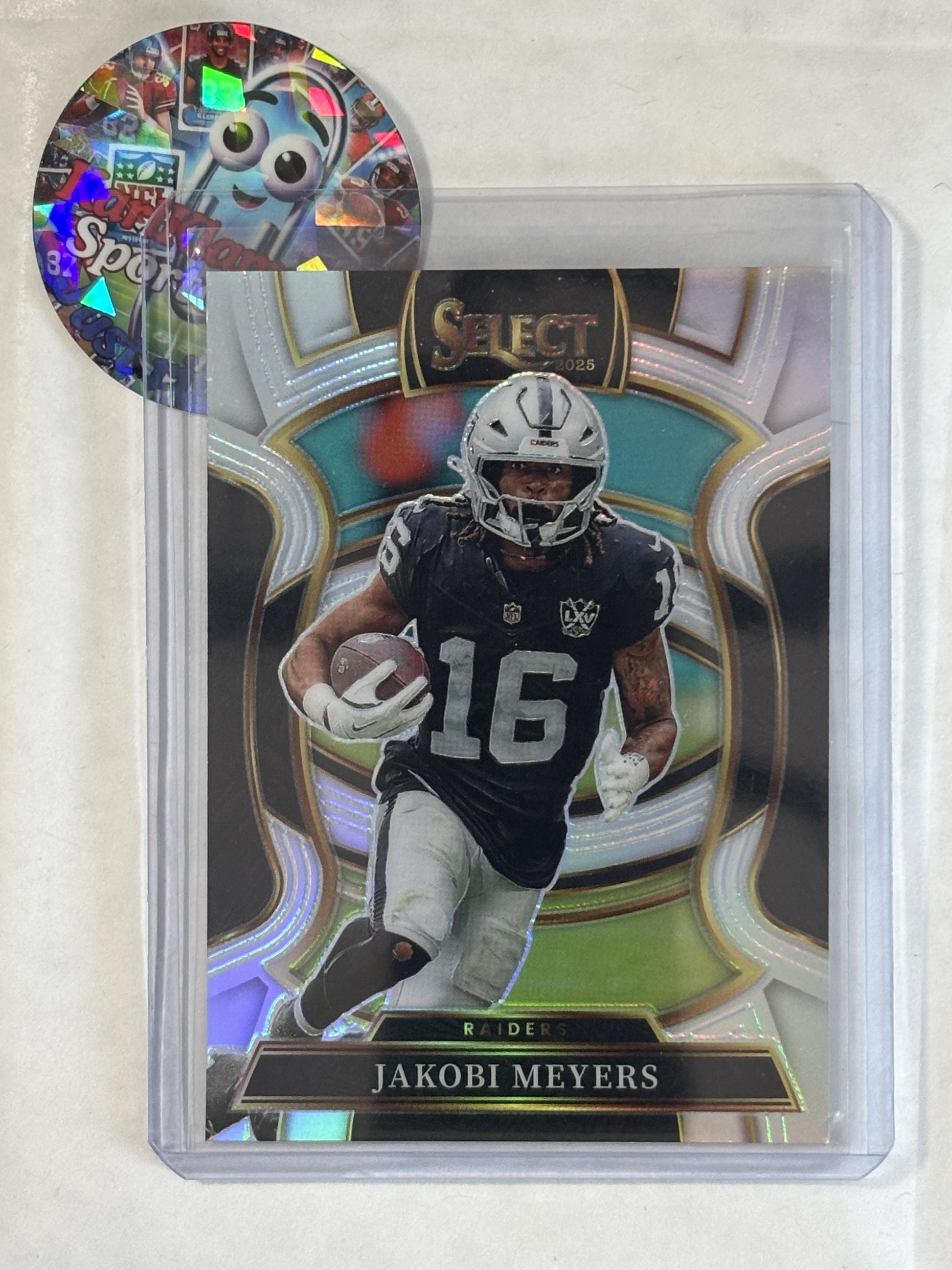 2025 Panini Select #5 Jakobi Meyers Silver Prizm Las Vegas Raiders