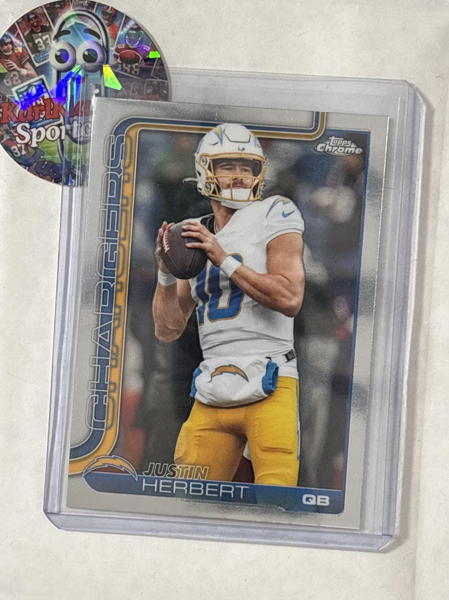 2025 Topps Chrome #158 Justin Herbert Los Angeles Chargers