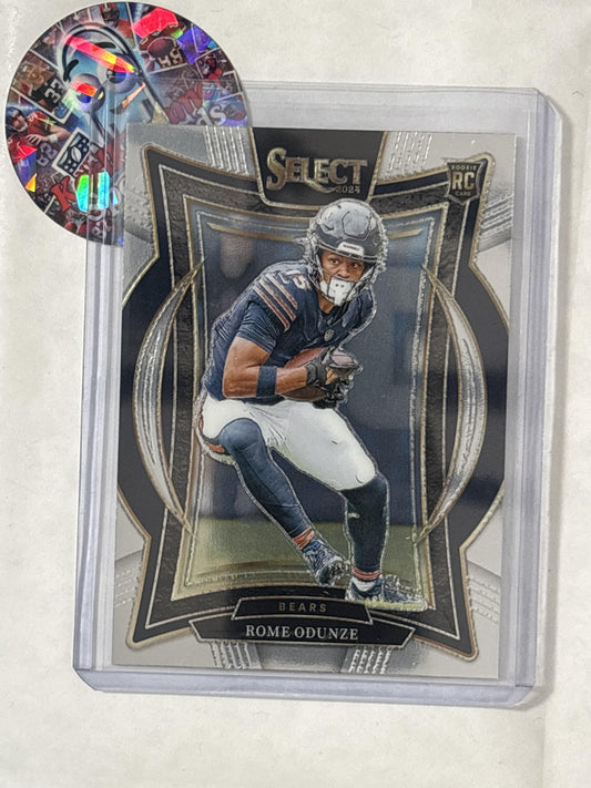 2024 Panini Select #3 Rome Odunze Chicago Bears RC