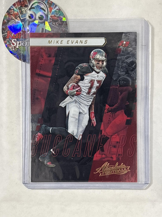 2017 Panini Absolute #61 Mike Evans Tampa Bay Buccaneers