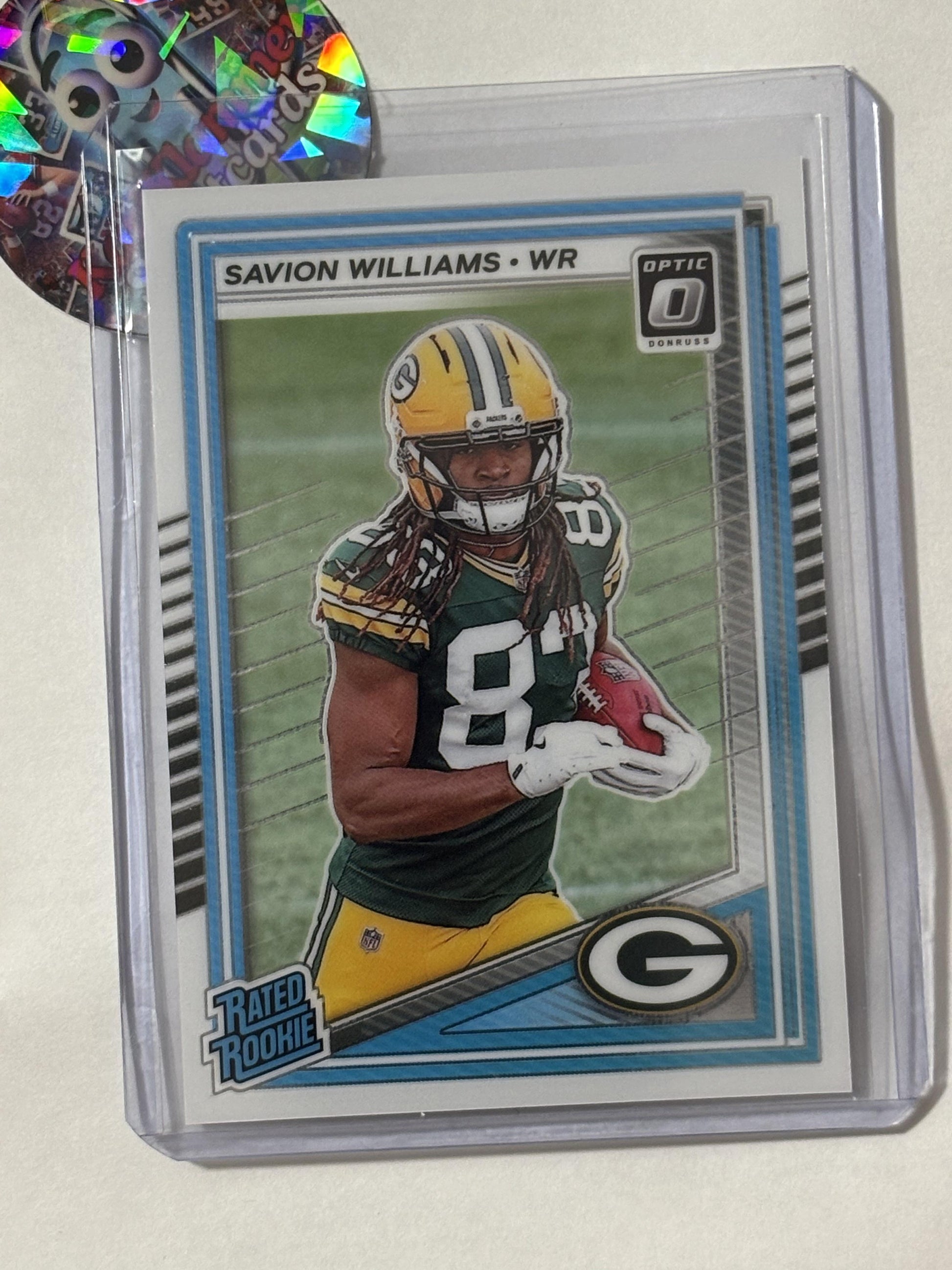 2025 Donruss Optic #221 Savion Williams Green Bay Packers RC