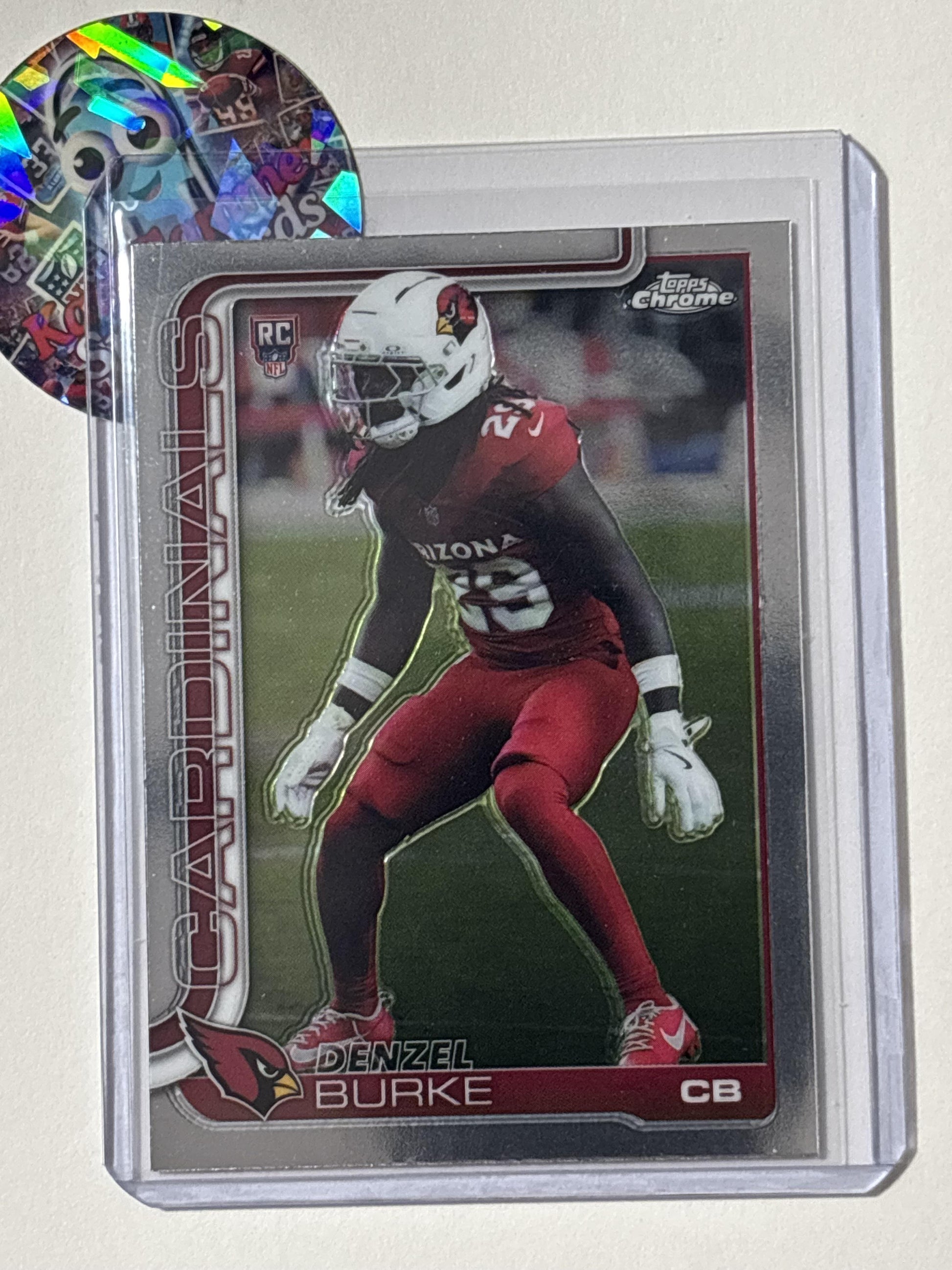 2025 Topps Chrome #368 Denzel Burke Arizona Cardinals RC