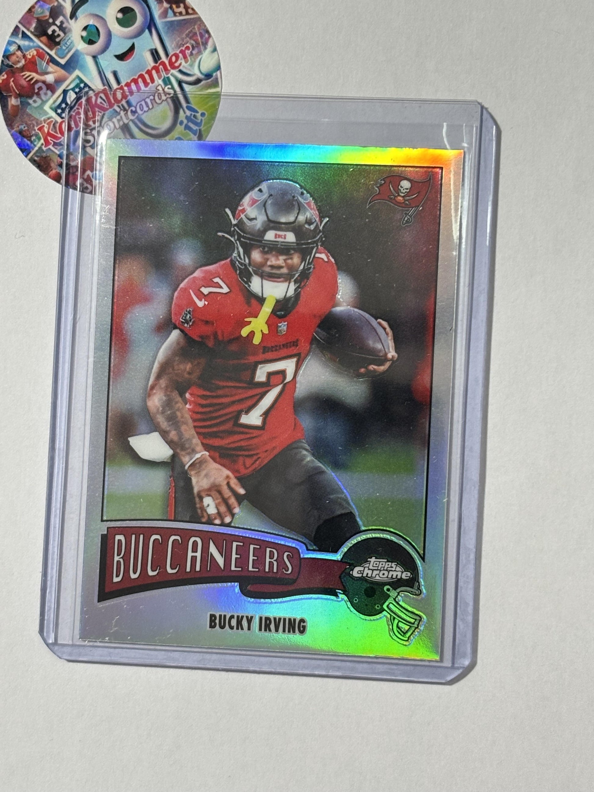 2025 Topps Chrome #1975-32 Bucky Irving 1975 Topps Refractor Tampa Bay Buccaneers