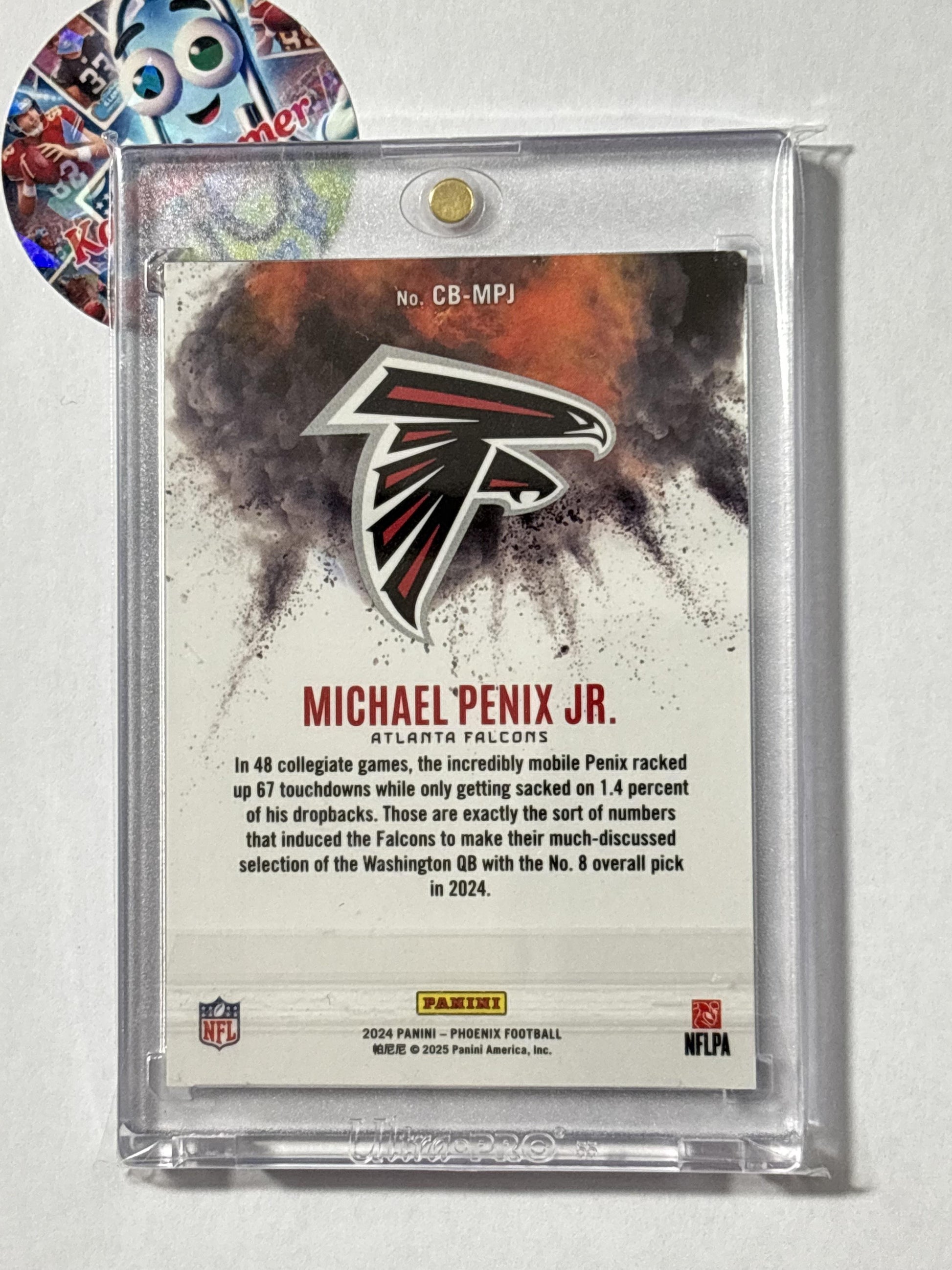 2024 Panini Phoenix #CB-MPJ Michael Penix Jr. Color Blast Atlanta Falcons